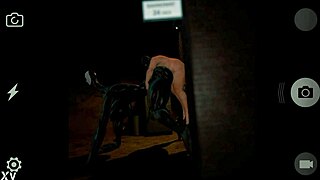 Cartoon porn with a big cocked monster