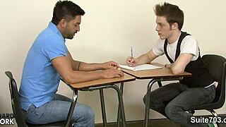 i fucked my gay classmate in the classroom with his monster cock