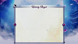 Anime gameplay with an unholy angel theme