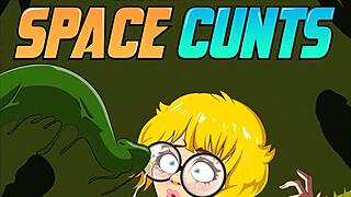 Space women tied and fucked by monsters