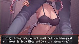 Maid deepthroats giant cock in harem world! Ep 7 hentai