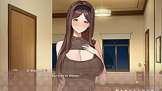 Summer Clover Harem Hentai: Caught Half Naked With Huge Boner