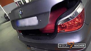 Slut Julia Gets Deepthroated And Fucked Outdoors By Milf