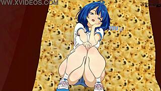 Anna Yanami Performs Double Penetration In Hentai Parody