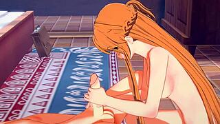 hey, wanna see asuna’s hard sex with kirito in sao hentai?