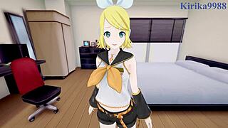 Intense SEX with Hatsune Miku and Kagamine Rin!