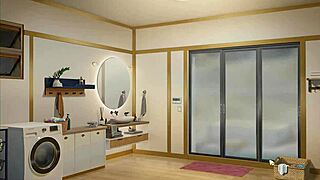 Summer Clover Harem Hentai: Caught Half Naked With Huge Boner