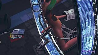 Asian shemale Ash gets creampied in 3D Yaoi game