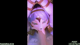 Krystal: Star Fox hentai 3D compilation 2