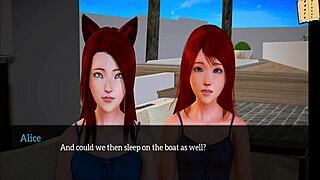 Amateur gay visuals in an erotic Visual novel