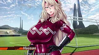 Intense Prison Academy Stadium Scene In Hentai Anime