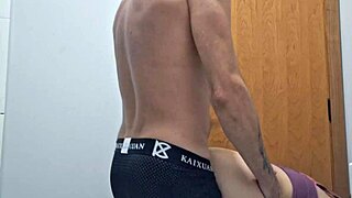 Married nurse cheats on husband with employee in hospital bathroom! What a fetish thrill!