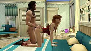 the sims 4 tigress pussy rough outdoor fuck