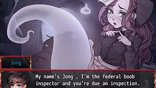 Cute Teen 18+ Dates Sexy Ghost Shy Girl In Harem Hentai Game Ep 2