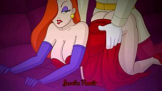 Jessica Rabbit's Sultry Park Game Adventures with Huge Curvy Boobs and Rabbit Toy