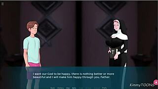 dude, priest anan bangs nun in church confession box