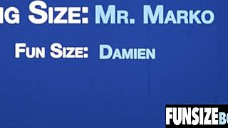 Perfect Latin Twink Riding Hairy Ginger Silverdaddy Bear Bareback in Stunning High Definition.