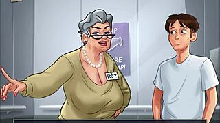 What erotic hentai scenes await in summertime saga 215?