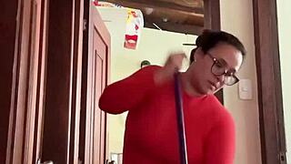 my neighbor's in the bathroom, probably masturbating that cute milf body