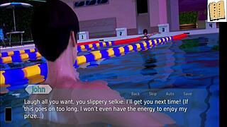 In academy 128, hentai anime game explodes with wild action!