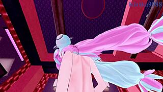 iono nanjamo and rosa mei intense creampie sex in pokemon pov