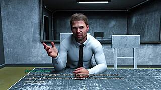 babes samantha rone kenna james go down in group anal threesome