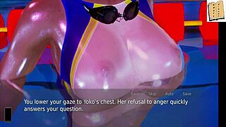 In academy 128, hentai anime game explodes with wild action!