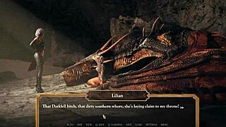 I slammed the queen with fierce power!