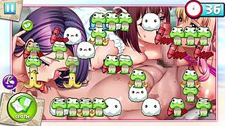 Cleaning Hentai Images - Diving into Hentai Game Paradise with Big-Titted Milf Action