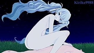 Hatsune Miku and Megurine Luka in intense 3D hentai