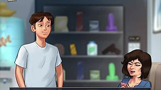 I can't believe Summertime Saga 76 has such erotic scenes with small tits!