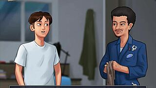 I can't believe Summertime Saga 76 has such erotic scenes with small tits!