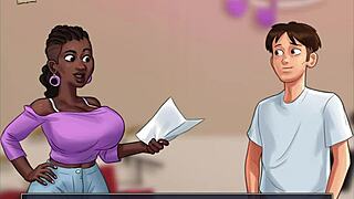 I can't believe Summertime Saga 76 has such erotic scenes with small tits!