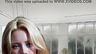 wanna ride all day with this petite blonde hentai gf?