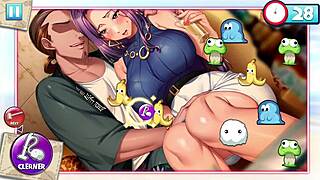 Cleaning Hentai Images - Diving into Hentai Game Paradise with Big-Titted Milf Action