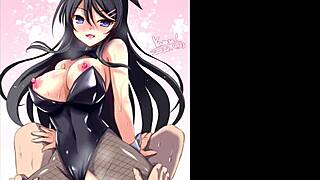 Sakurajima Mai in sexy bunny girl senpai compilation on Rule 34