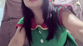 fucked my 64-year-old stepfather who called me a whore during christmas sex