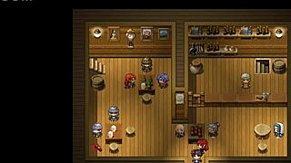 Watch the farmer's daughter play with furry horsecock dildo!