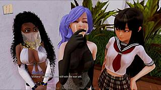 Visual novel and walkthrough of Harem Hotel 171