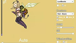 A gallery of masochistic art with a bipersonality succubus theme