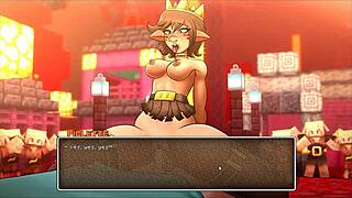 Hornycraft Parody Hentai Game Creampie