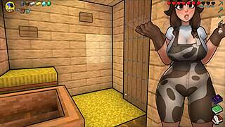 Hornycraft Parody Hentai Game Creampie