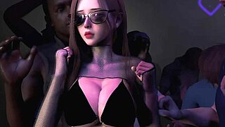 fucked hot pussy at the club, group sex 3d animation hentai