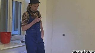 Broke Dude Watches Slutty Friend Ride His Ex for Cash