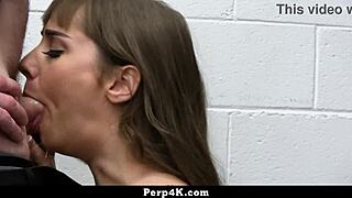 Teen shoplifter learns her lesson the hard way from perp4k