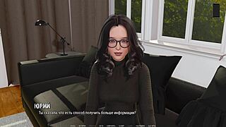 Big tits bouncing while being fucked in a cartoon porn video