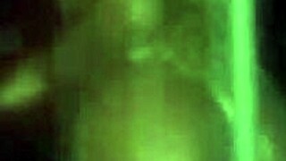 Big black cock cums inside her tiny ass hole