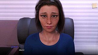 Cedey says, 'I will not stand for Millie's insults,' in this erotic game scene with big tits and ass