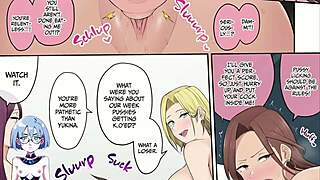 my house is a place for gals to gather in this hentai game