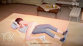 I lvoe this futanari sex game with blowjob and anal!